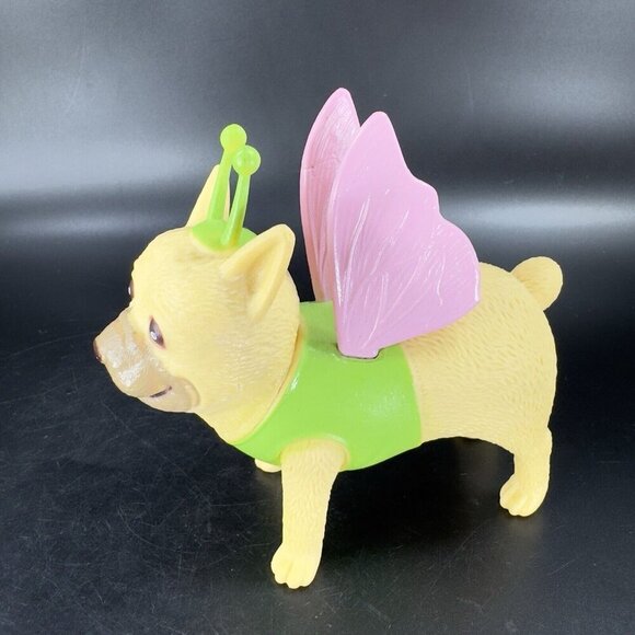 Ankyo Development Party Puppy Dog In Butterfly Costume Figurine Decor Plastic - Picture 11 of 14